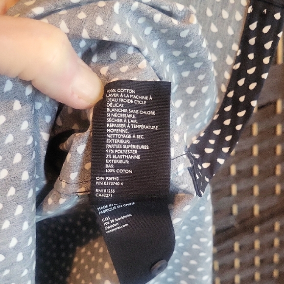 COS Blue Knit Top - Picture 7 of 7